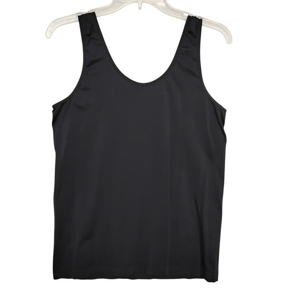 Ellen Tracy Essentials Tank Top / Undershirt Size XXL Black Stretchy Sleeveless - Picture 4 of 6